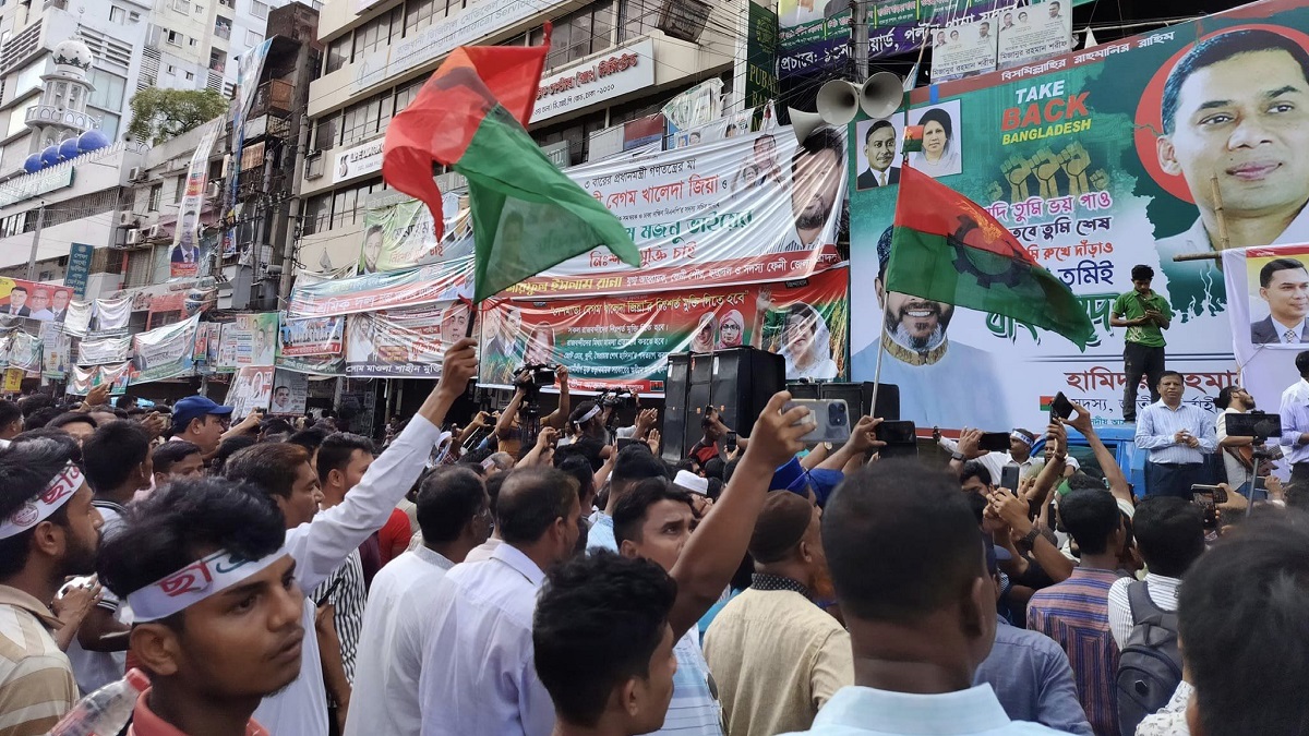 নয়াপল্টনে জড়ো হচ্ছেন বিএনপির নেতাকর্মীরা