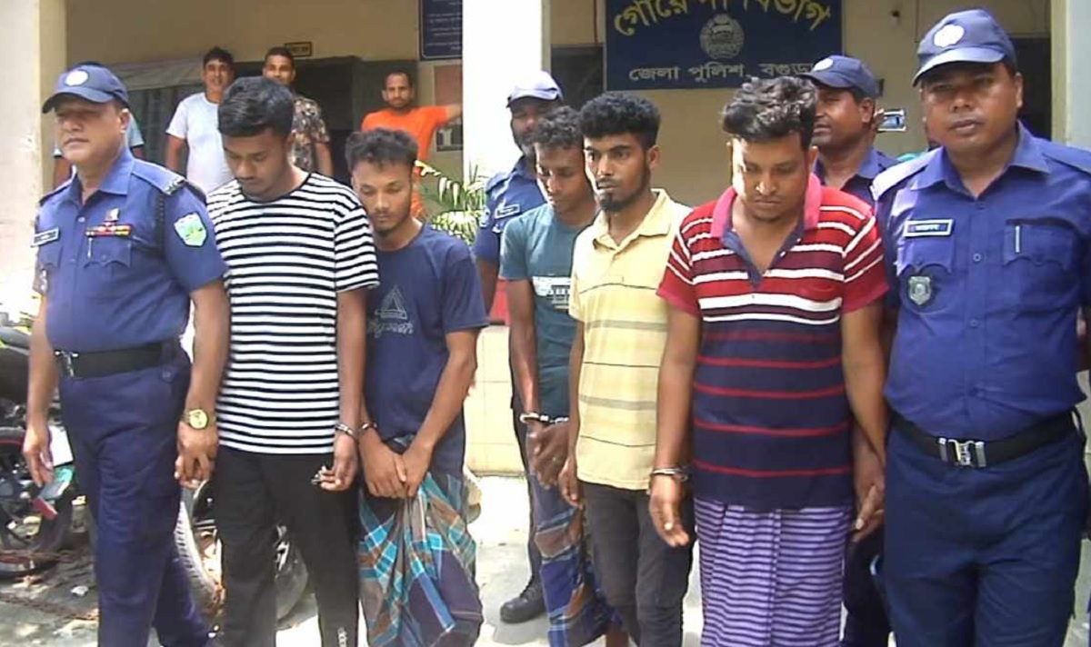বগুড়ায় সংঘবদ্ধ ধর্ষণের ঘটনায় গ্রেফতার ৫