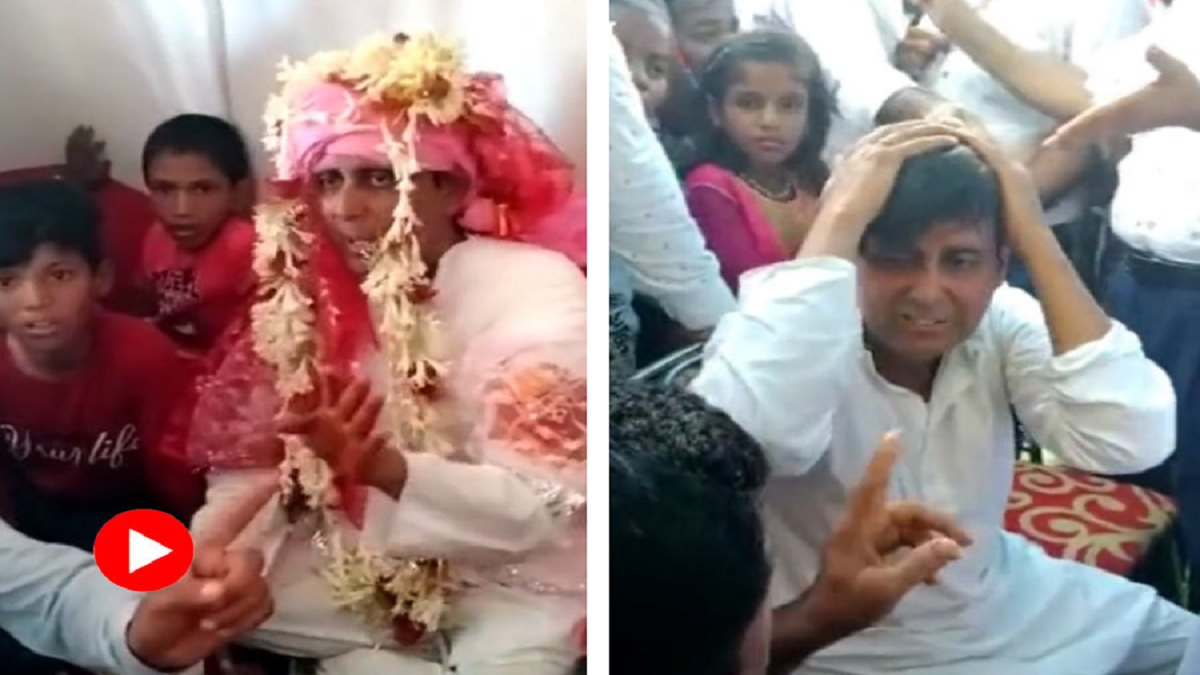 পরচুলা পরে বিয়ের আসরে বর, ফাঁস হতেই বেধড়ক মার কনে পক্ষের (ভিডিওসহ)