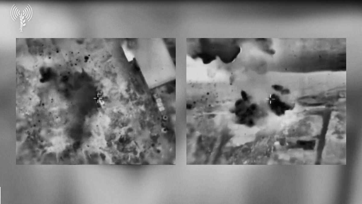 গাজা উপত্যকায় ইসরায়েলের রকেট হামলা