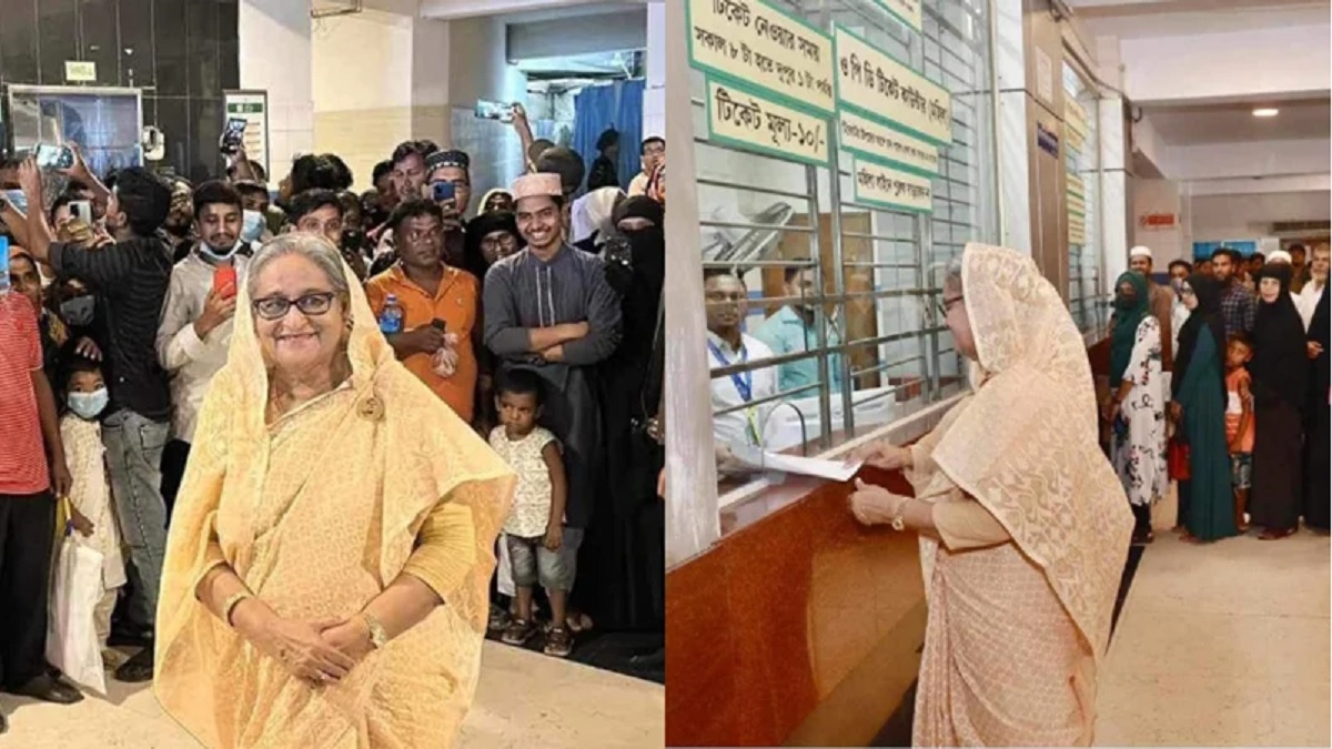 ১০ টাকায় টিকিট কেটে চোখের চিকিৎসা করালেন প্রধানমন্ত্রী