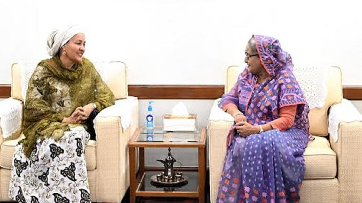 প্রধানমন্ত্রীর সঙ্গে জাতিসংঘ উপমহাসচিবের সাক্ষাৎ