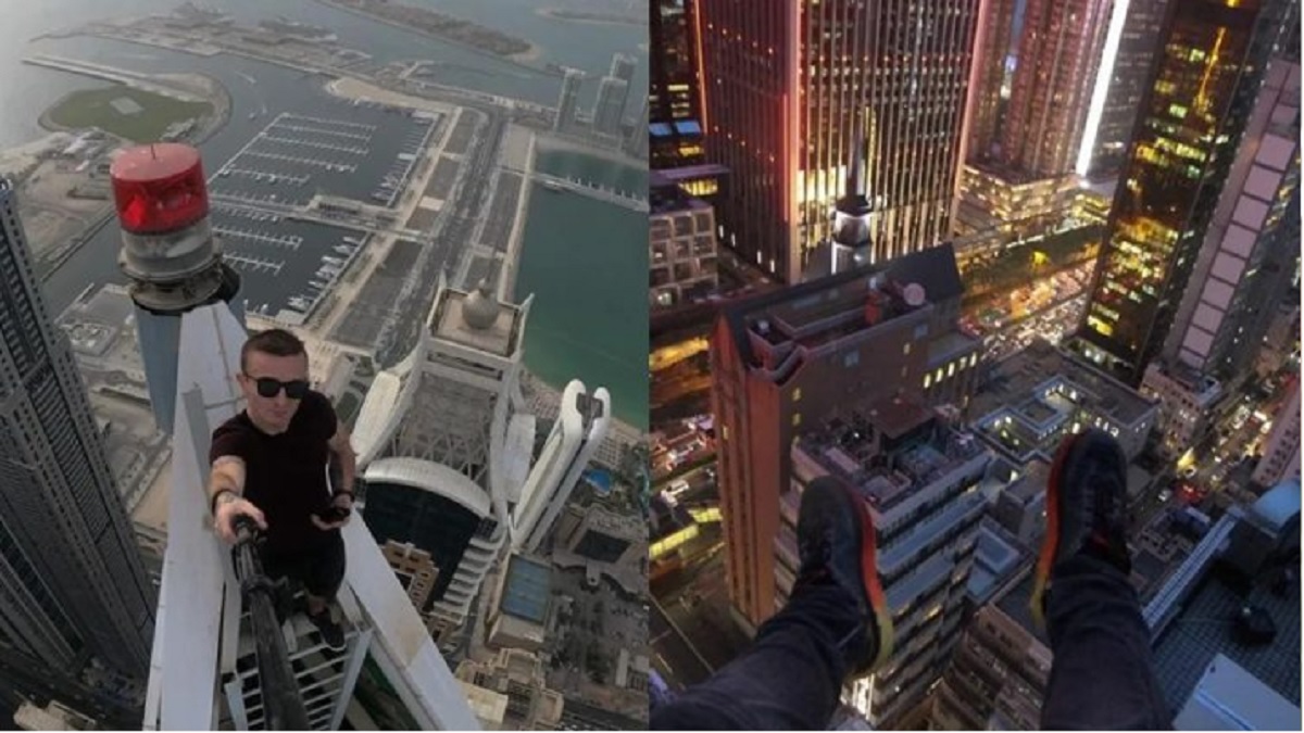 নেশা এক ছাদ থেকে অন্য ছাদে লাফানো, ৬৮ তলা থেকে পড়ে মৃত্যু