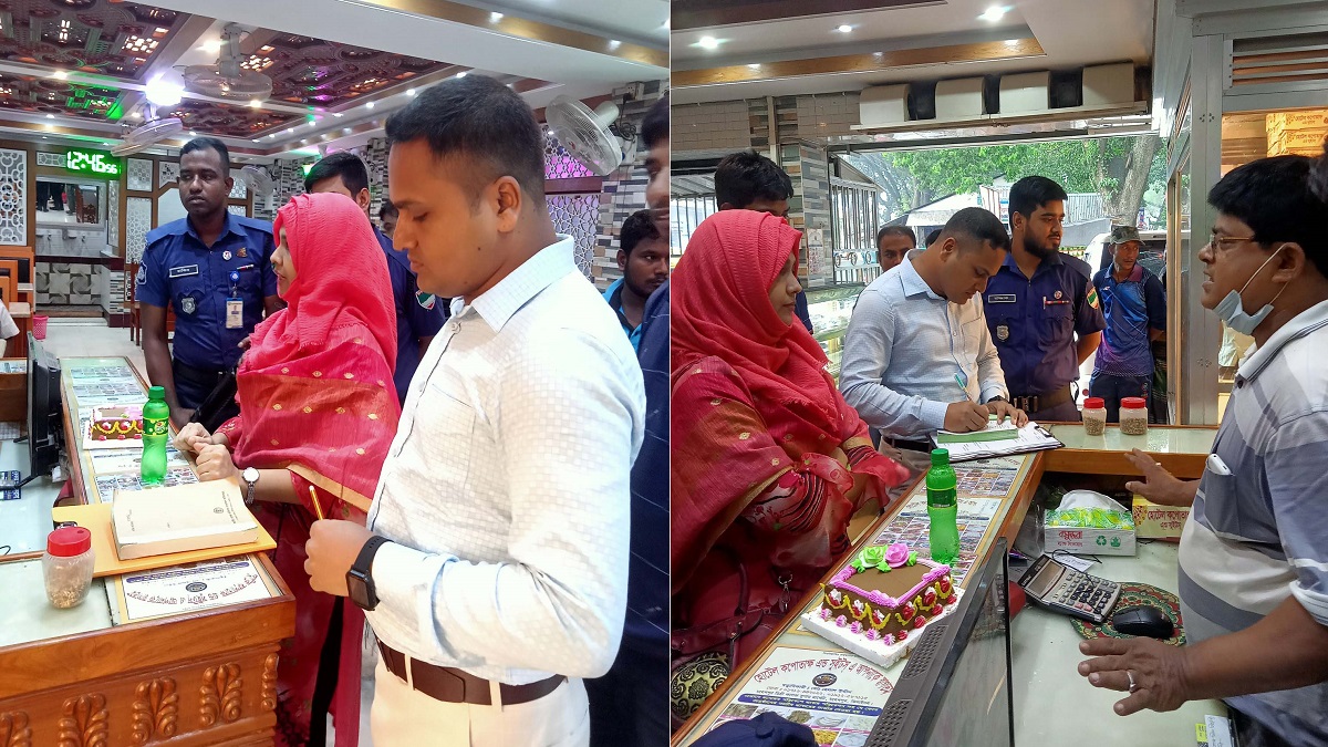 মেয়াদোত্তীর্ণ ও বাসি খাবার পরিবেশন, মহেশপুরে দুই হোটেলকে জরিমানা