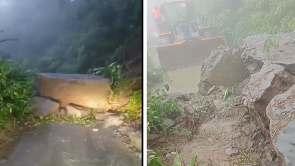 ভারী বৃষ্টিতে বান্দরবানে পাহাড়ধস