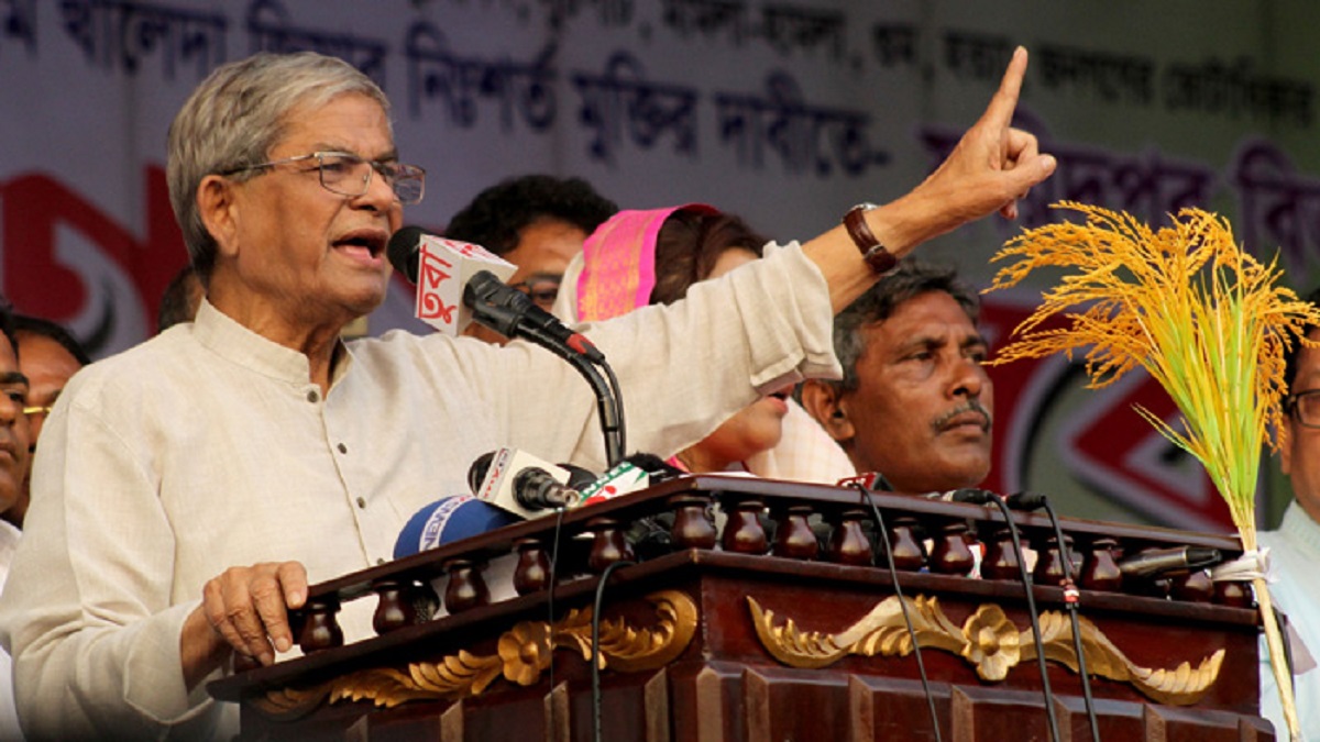 দেশের স্বাধীনতা ও গণতন্ত্রকে নির্মূলের চেষ্টা করছে একটি কুচক্রী মহল: মির্জা ফখরুল