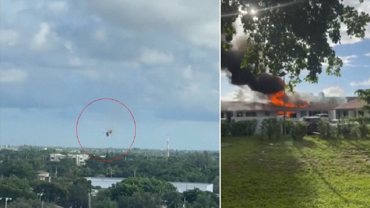 আমেরিকায় আবাসিক ভবনের ওপর হেলিকপ্টার বিধ্বস্ত