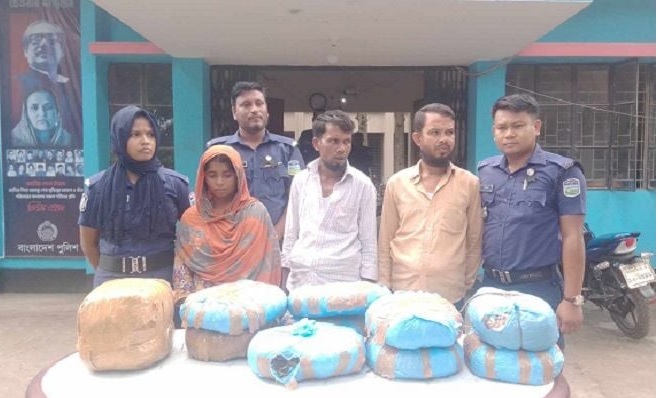 জামালপুরে ২৩ কেজি গাঁজাসহ আটক ৩