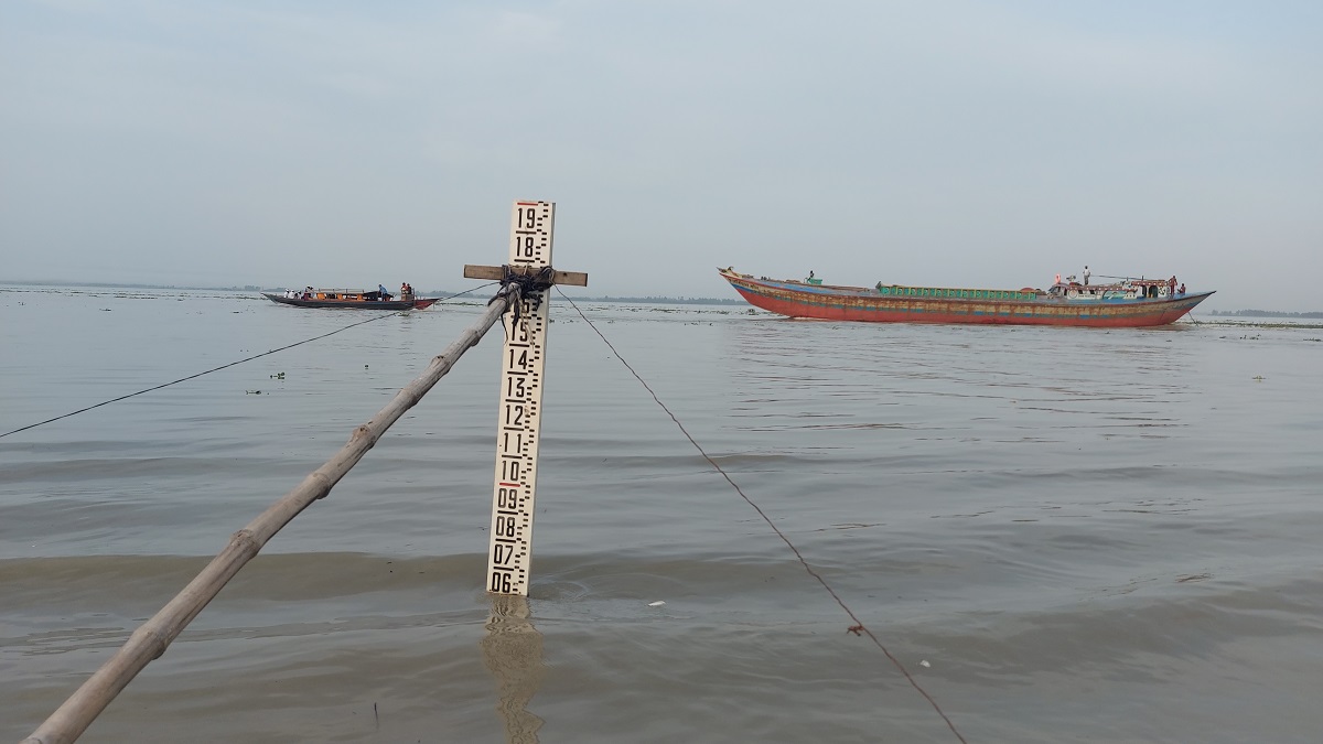 সিরাজগঞ্জে যমুনার পানি বেড়ে চরাঞ্চল প্লাবিত