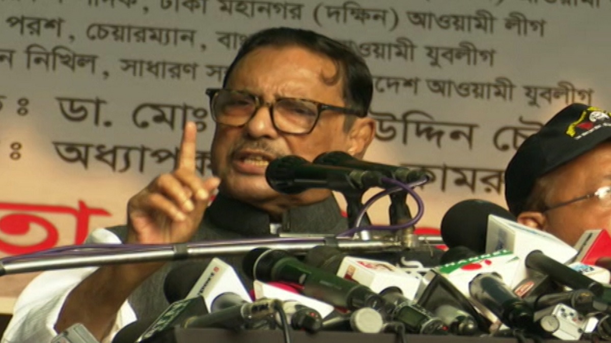 আওয়ামী লীগ বিএনপিকে বন্ধু ভাবলেও তারা শত্রু ভাবে: কাদের