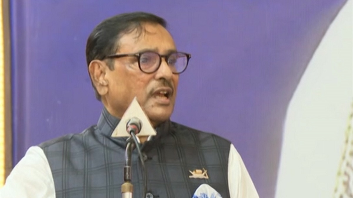 বিএনপির এখন কান্না ছাড়া আর কোনো উপায় নেই: কাদের