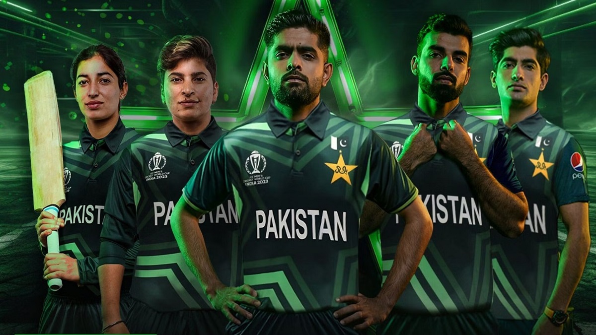 বিশ্বকাপের জন্য জার্সি উন্মোচন করলো পাকিস্তান