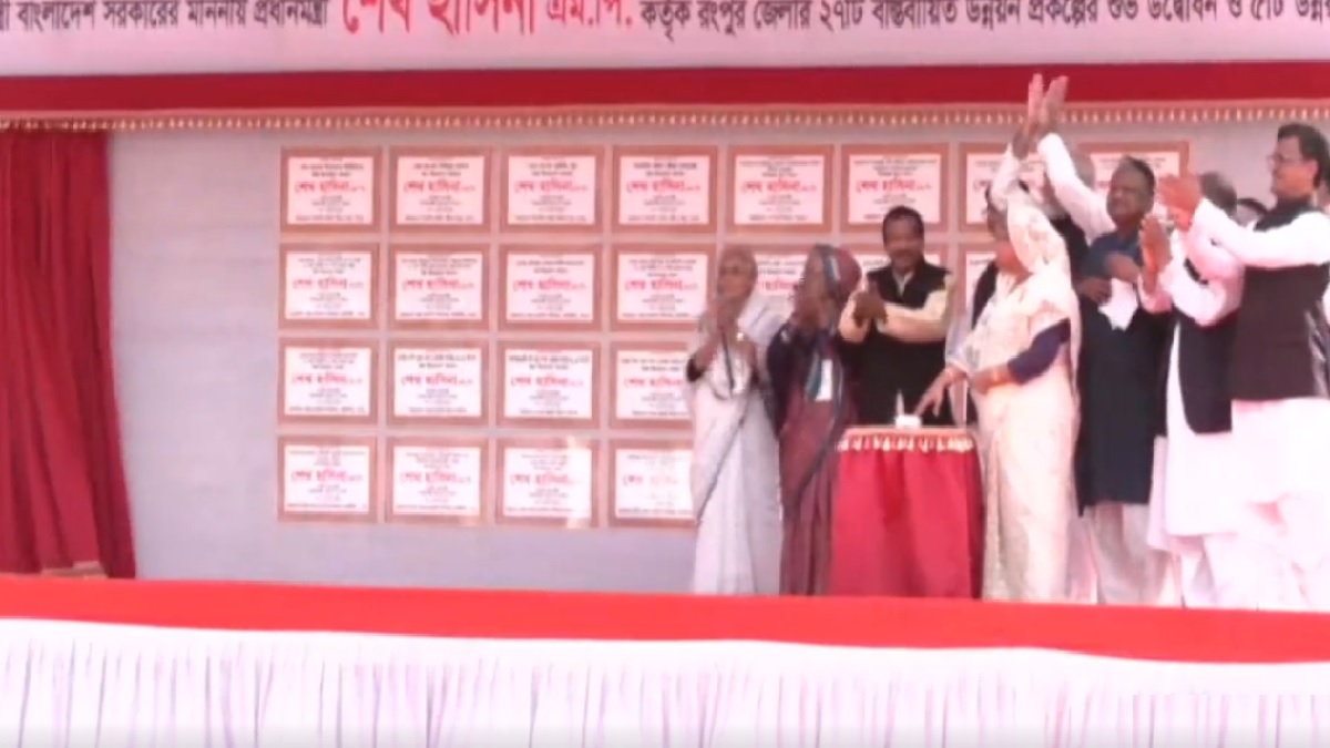 রংপুরে মহাসমাবেশে প্রধানমন্ত্রী, ২৭ উন্নয়ন প্রকল্পের উদ্বোধন