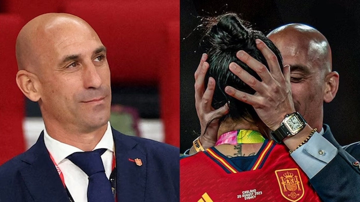 চুমুকাণ্ডে সাময়িক নিষিদ্ধ স্পেনের ফুটবল প্রধান