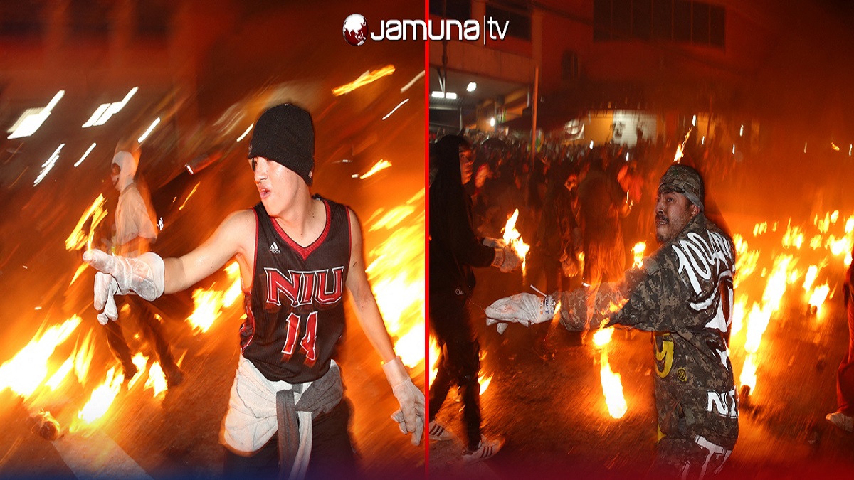 এল সালভাদরে হলো ‘অগ্নিগোলক’ ছোঁড়ার উৎসব