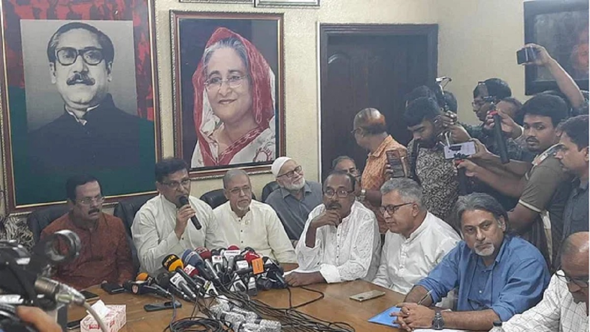 টানা ১২ দিনের নতুন কর্মসূচি ঘোষণা আওয়ামী লীগের