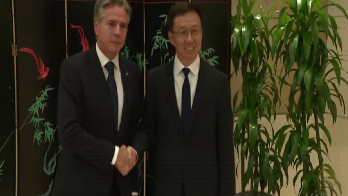 জাতিসংঘের সাইডলাইনে ব্লিনকেন-হ্যান ঝেং সাক্ষাৎ