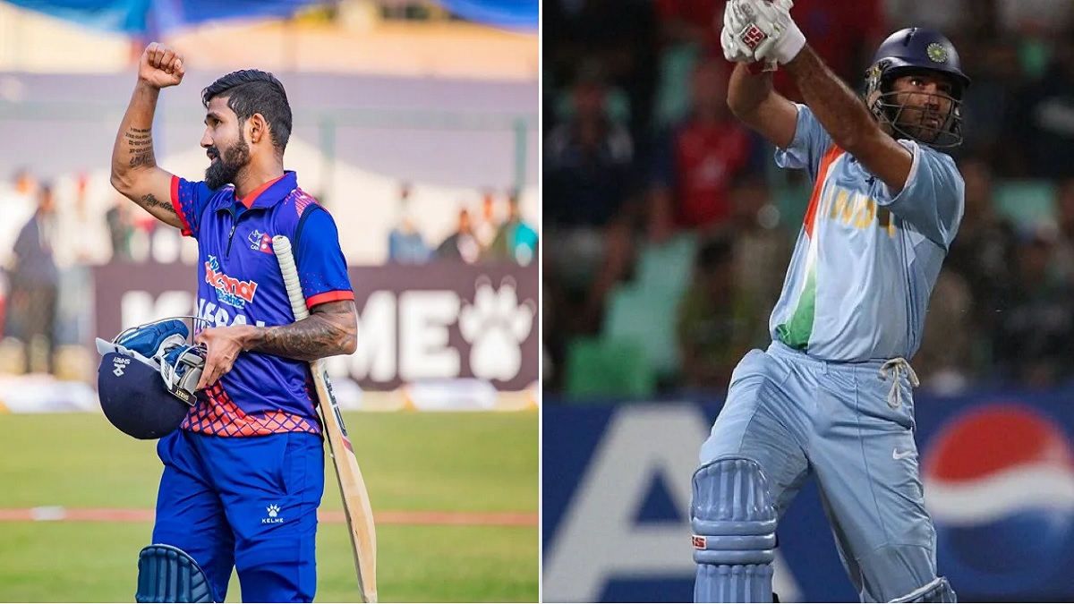 ৯ বলে ফিফটি! যুবরাজকে টপকে বিশ্বরেকর্ড গড়লেন নেপালের দীপেন্দ্র সিং