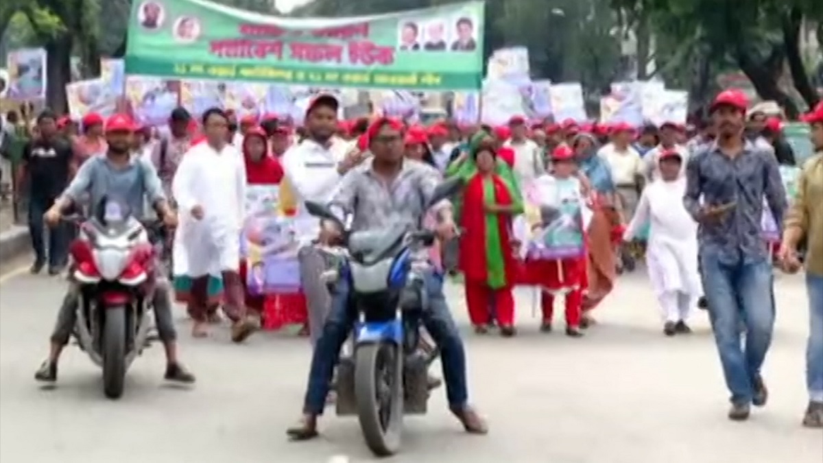 রাজধানীতে শান্তি সমাবেশ করছে আওয়ামী লীগ