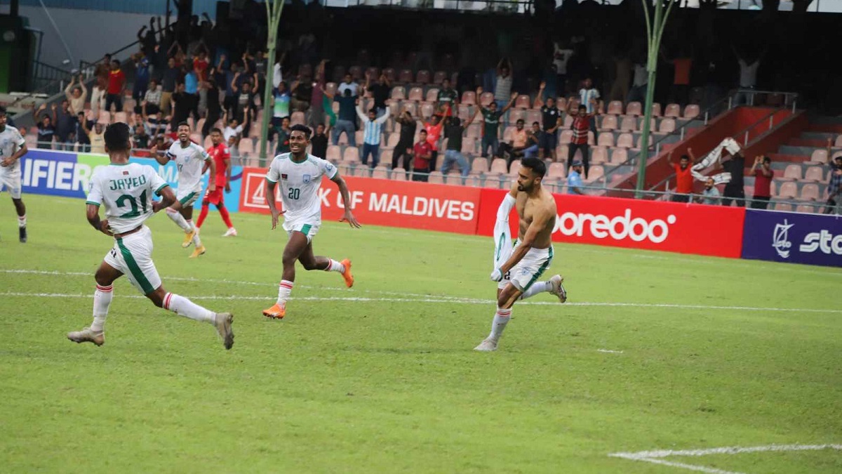 সাদ উদ্দিনের শেষ মূহূর্তের গোলে মালদ্বীপকে রুখে দিলো বাংলাদেশ