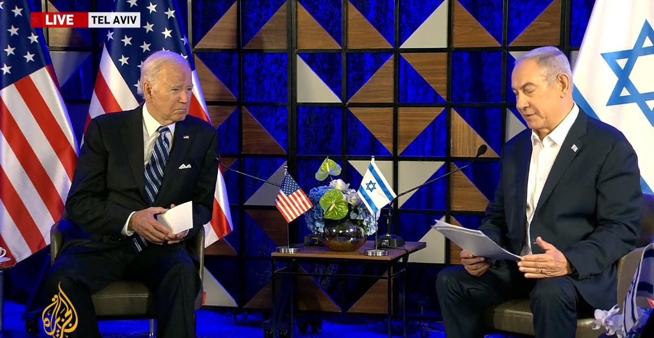 গাজার হাসপাতালে হামলার সাথে ইসরায়েলের কোনো যোগসাজশ নেই: বাইডেন