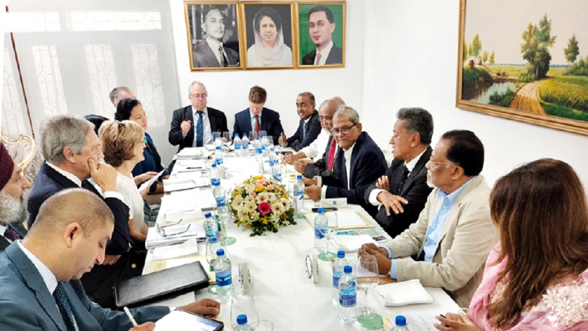 নির্বাচনের পরিবেশ সহায়ক নয়: মার্কিন পর্যবেক্ষক দলকে বিএনপি