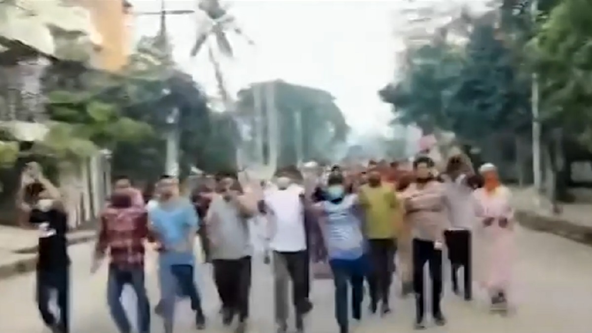 হরতালের সমর্থনে রাজধানীতে জামায়াতের মিছিল