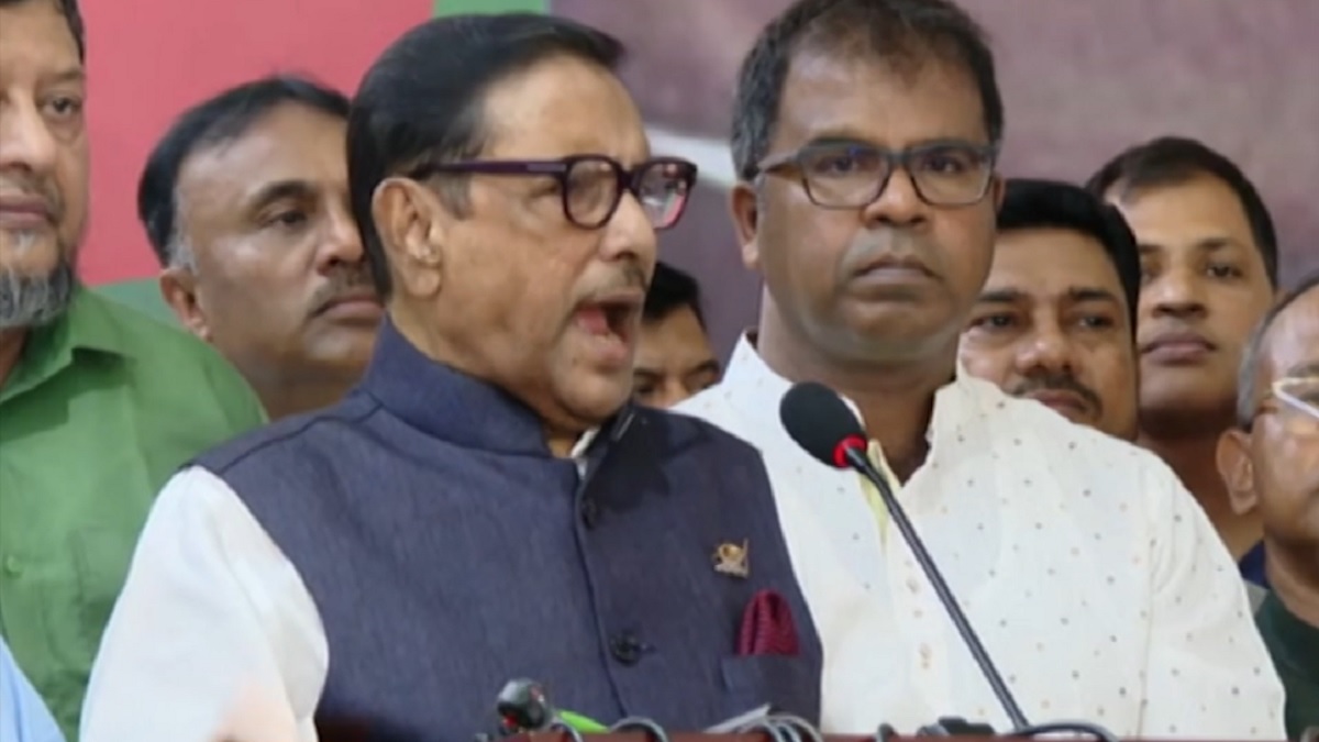 পালাবার পথ পাবে না বিএনপি: ওবায়দুল কাদের