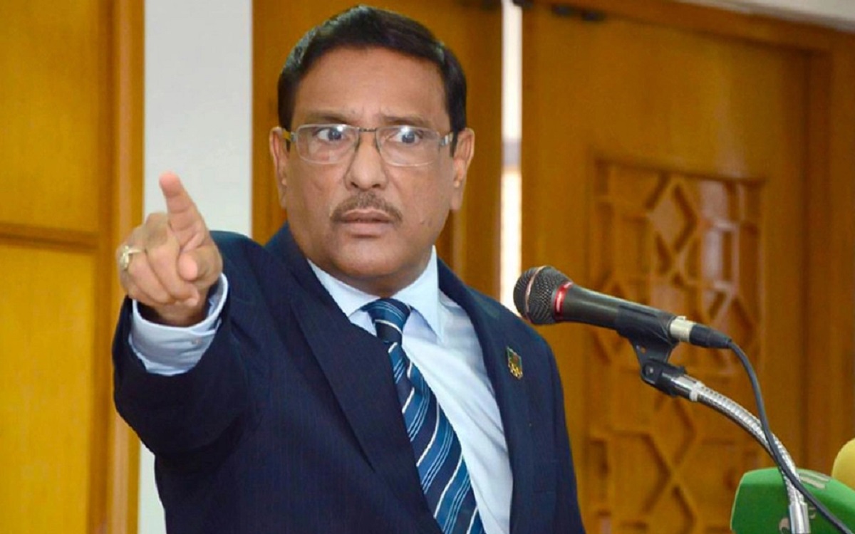 নির্বাচনে বিএনপি বাধাদানের চেষ্টা করলেও চুপ ইউরোপ-যুক্তরাষ্ট্র: ওবায়দুল কাদের