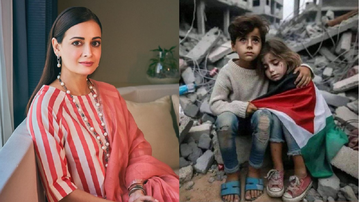 ফিলিস্তিনি শিশুদের নিয়ে সরব দিয়া মির্জা