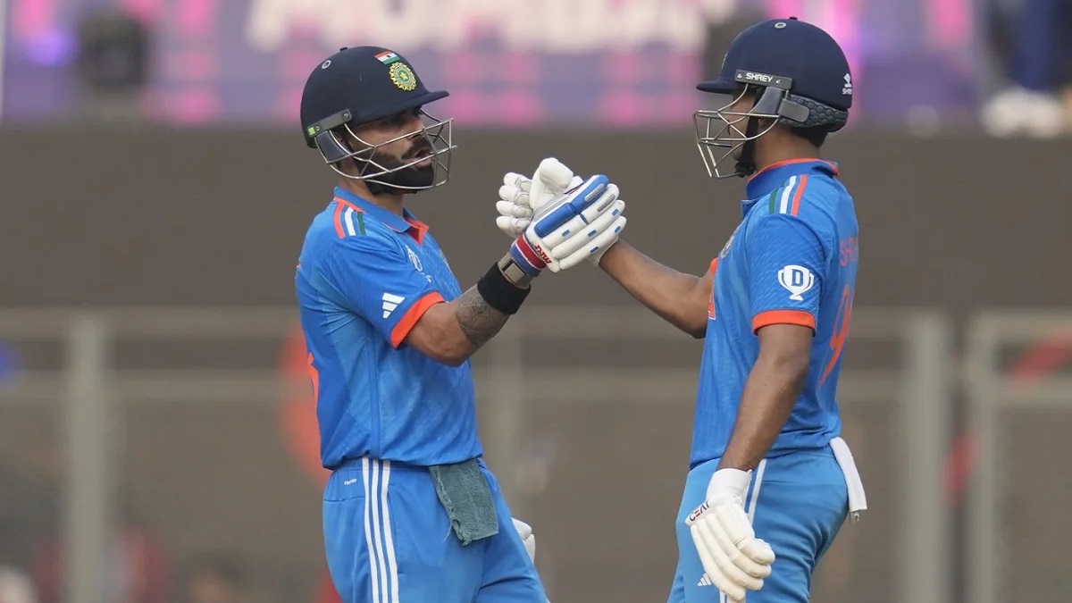 কোহলি-আইয়ারের জোড়া সেঞ্চুরিতে রানের পাহাড় ভারতের