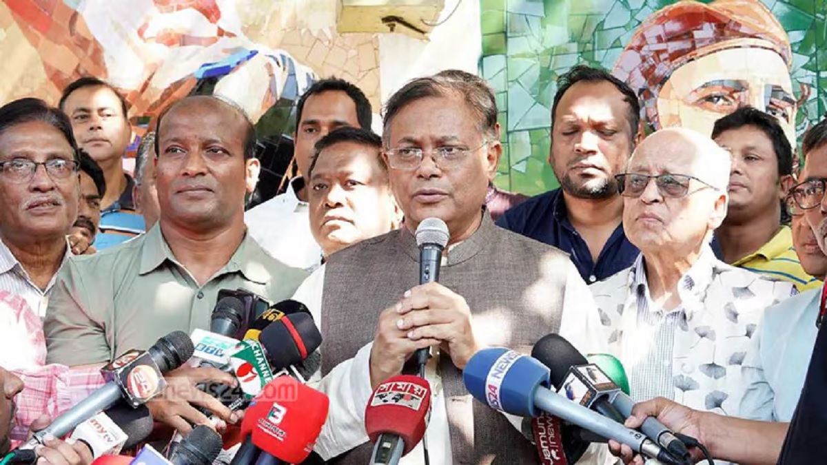 সন্ত্রাসের সাথে জড়িত কোনো দলের সাথে সংলাপ নয়: তথ্যমন্ত্রী