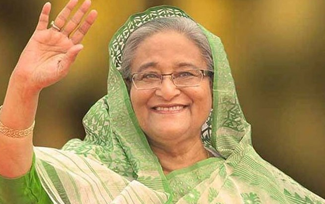 রংপুরে পৌঁছেছেন প্রধানমন্ত্রী