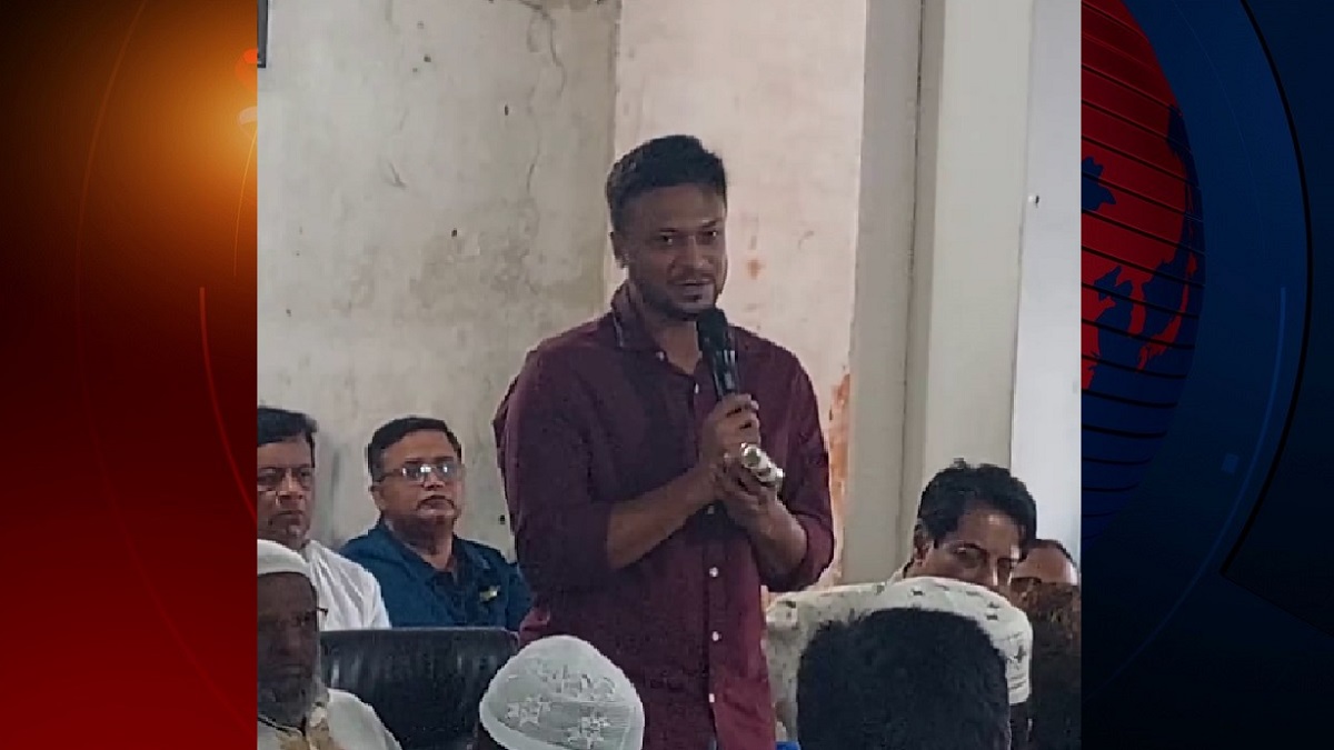 নির্বাচনী প্রচারণায় ব্যস্ত সময় পার করছেন সাকিব