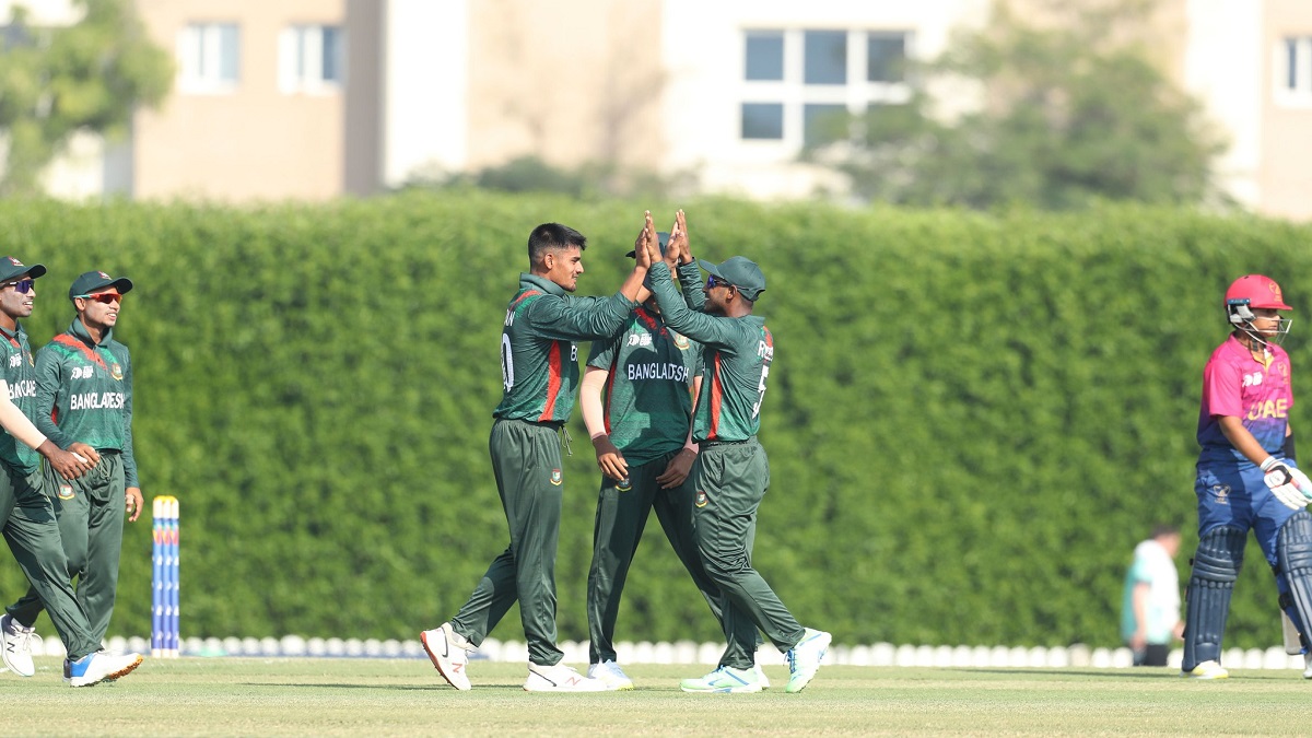 আরব আমিরাতকে হারিয়ে এশিয়া কাপ শুরু টাইগার যুবাদের