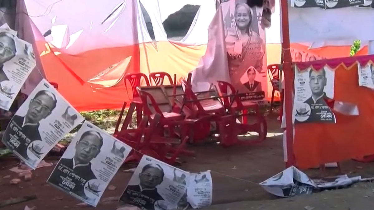 কুমিল্লায় আওয়ামী লীগ প্রার্থীর নির্বাচনী অফিস ভাঙচুর