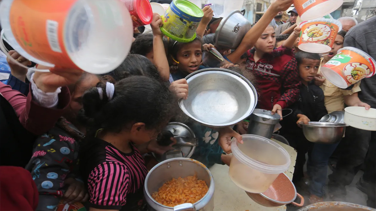 ভয়াবহ দুর্ভিক্ষের মুখোমুখি গাজা উপত্যকা