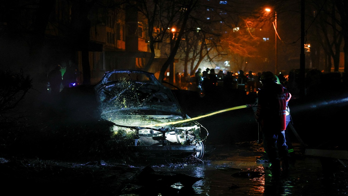 কিয়েভে ভয়াবহ মিসাইল হামলা চালিয়েছে রাশিয়া