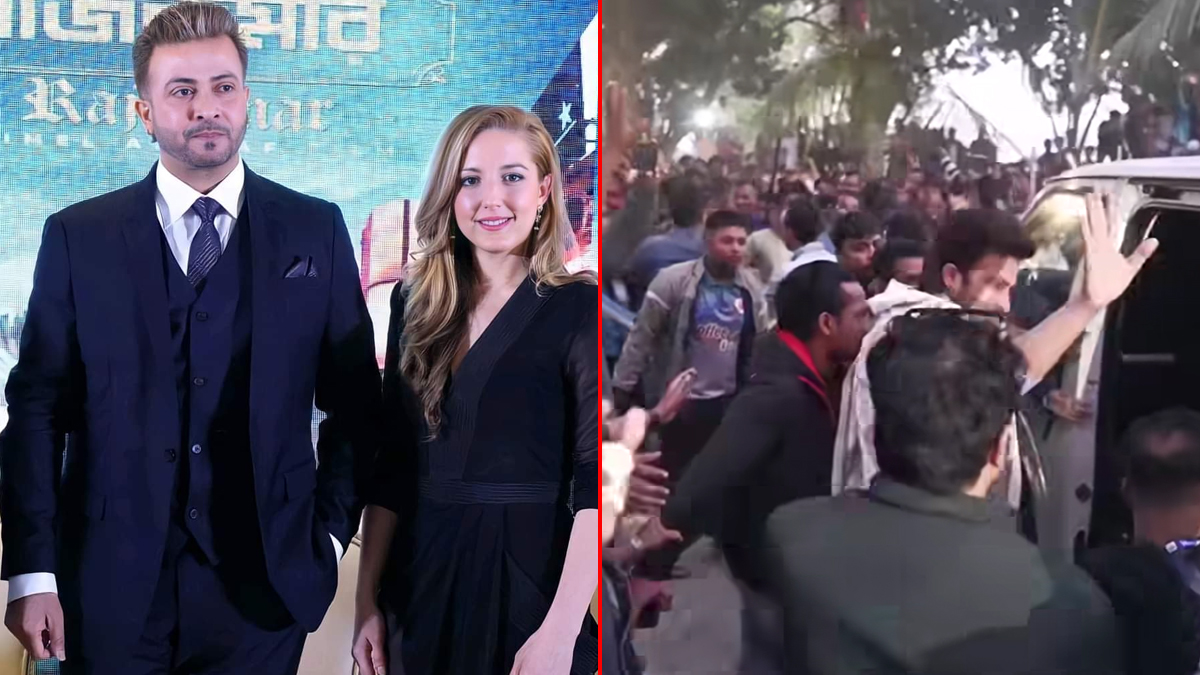 পাবনায় ‘রাজকুমার’র শুটিং; শাকিব খানকে দেখতে উৎসুক জনতার ঢল