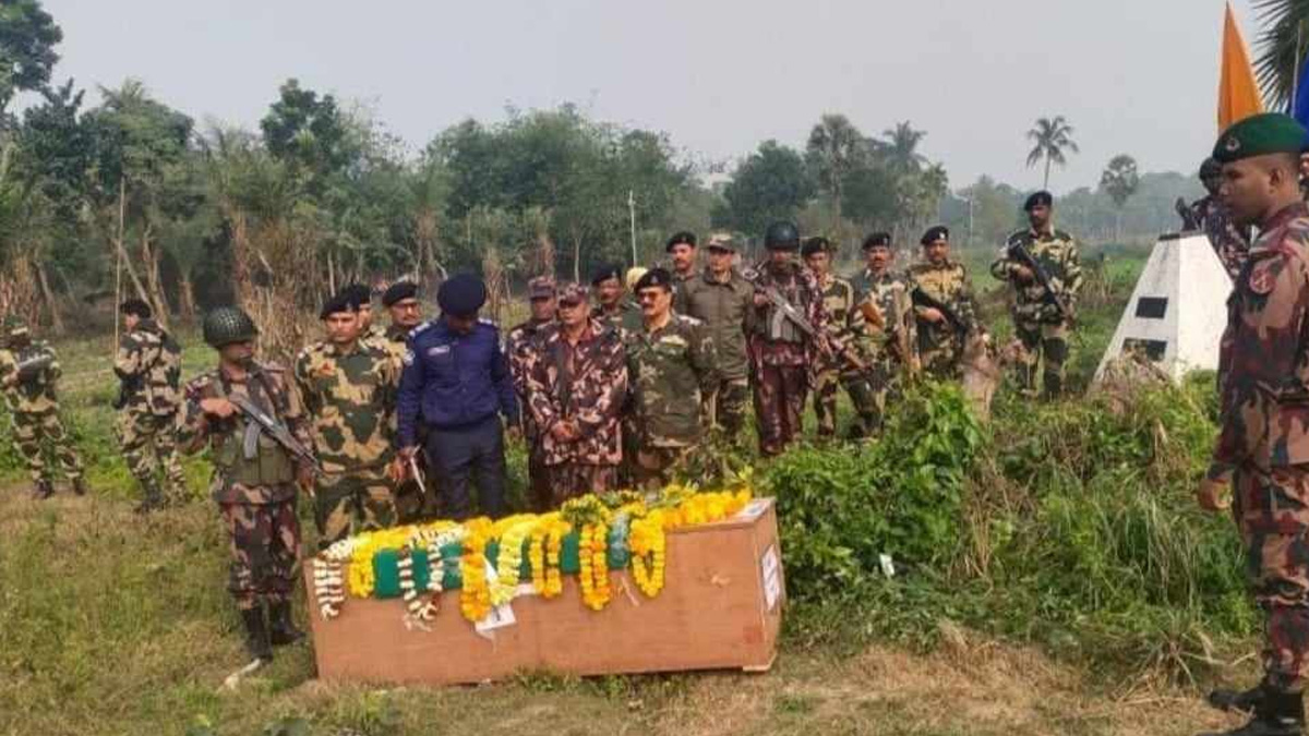 দুই দিন পর বিজিবি সদস্যের লাশ ফেরত বিএসএফ’র
