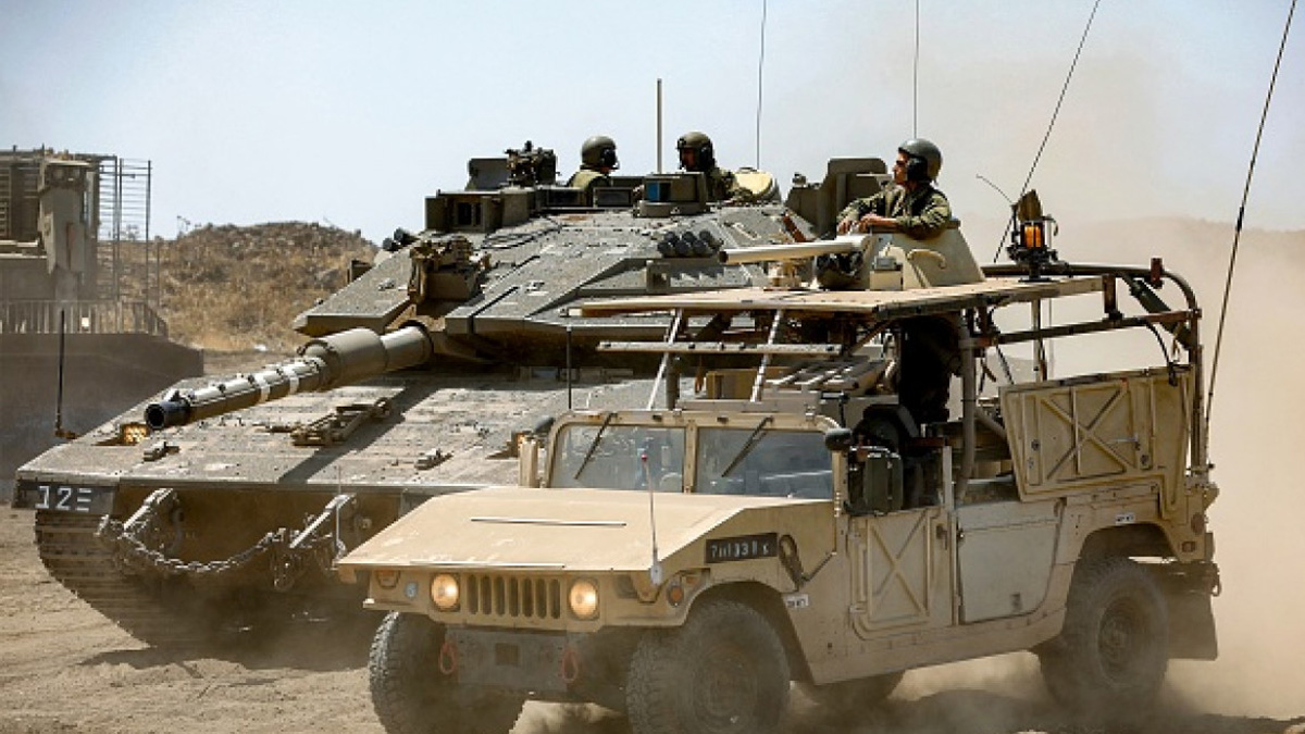 গোলান মালভূমিতে মহড়া ইসরায়েলের