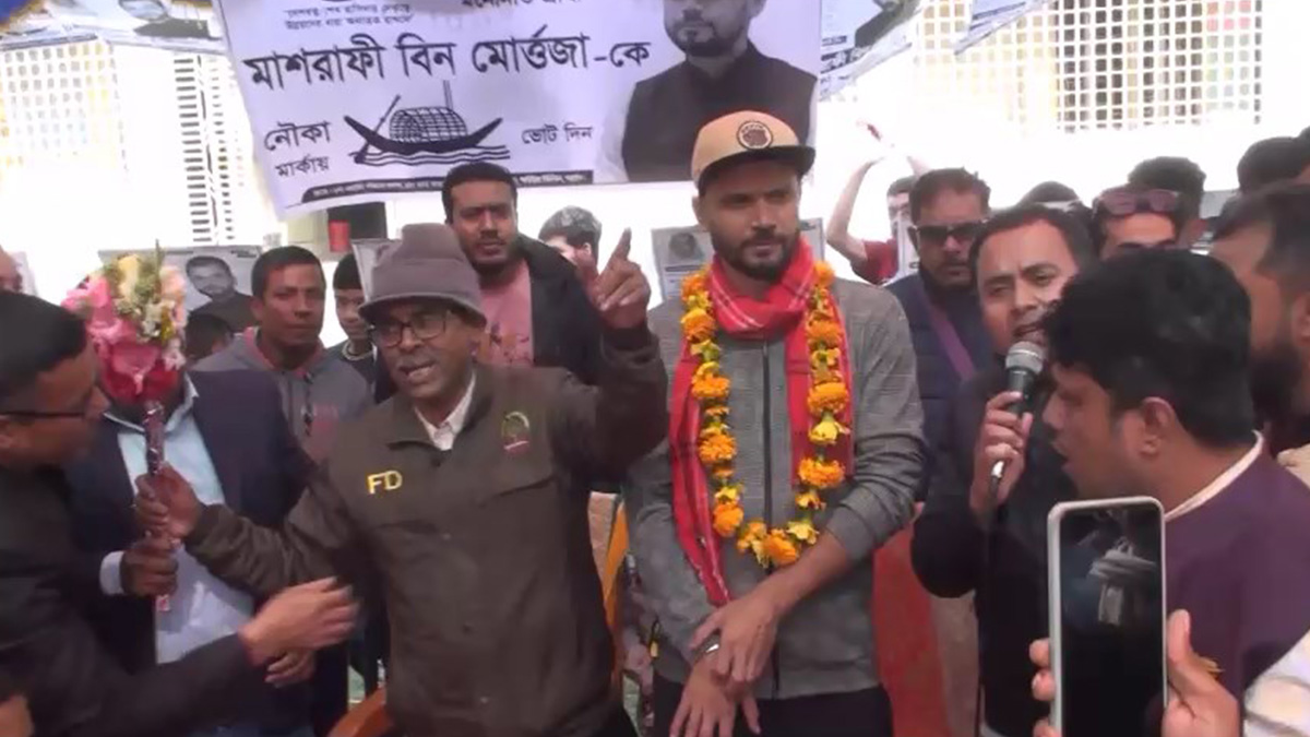 আগামী প্রজন্মের ভবিষৎ নির্ভর করছে নির্বাচনের ওপর: মাশরাফী