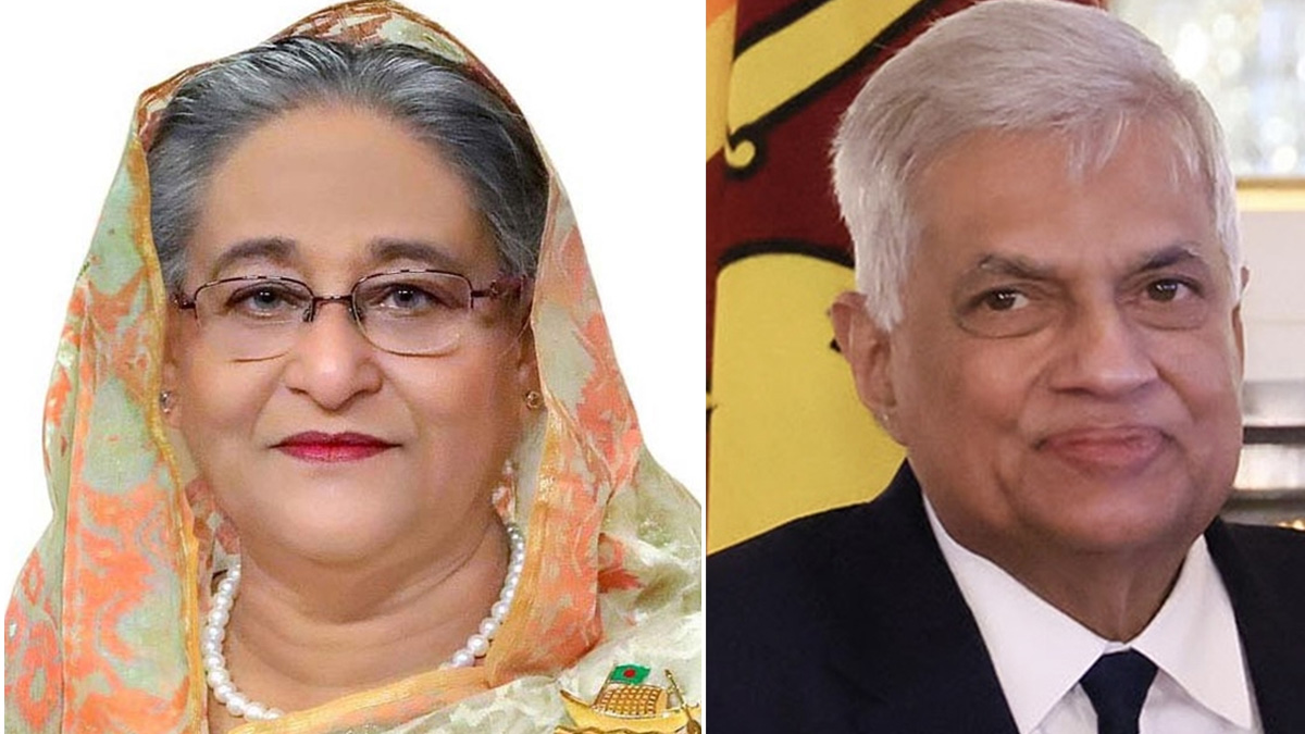 শেখ হাসিনাকে অভিনন্দন জানালেন শ্রীলঙ্কার প্রধানমন্ত্রী