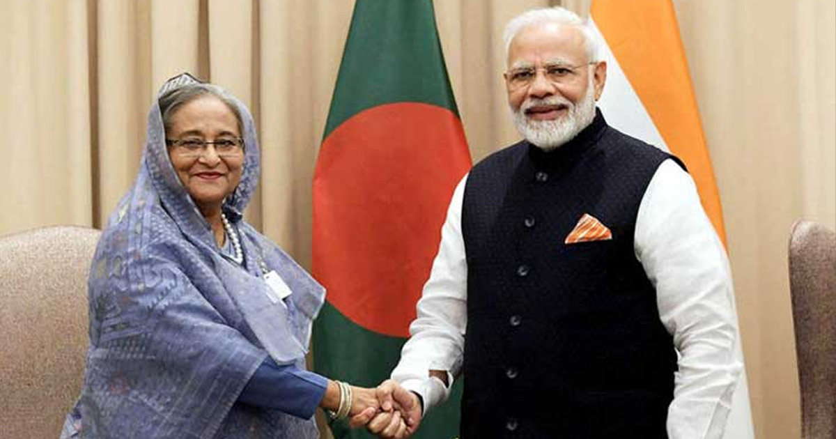 শেখ হাসিনাকে নরেন্দ্র মোদির শুভেচ্ছা