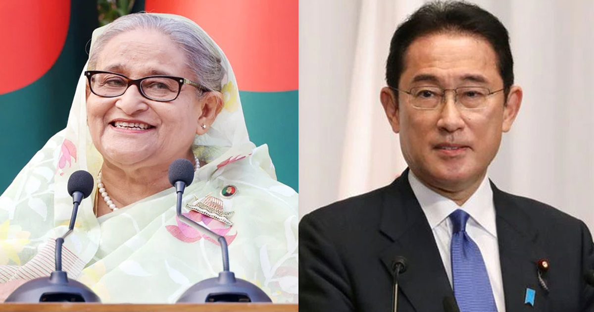শেখ হাসিনাকে জাপানের প্রধানমন্ত্রীর অভিনন্দন