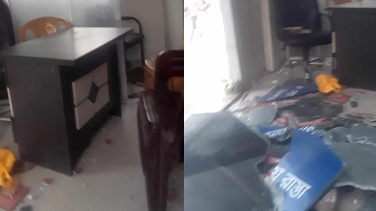 ধানমন্ডিতে পুলিশ বক্সে অটোরিকশা চালকদের হামলা