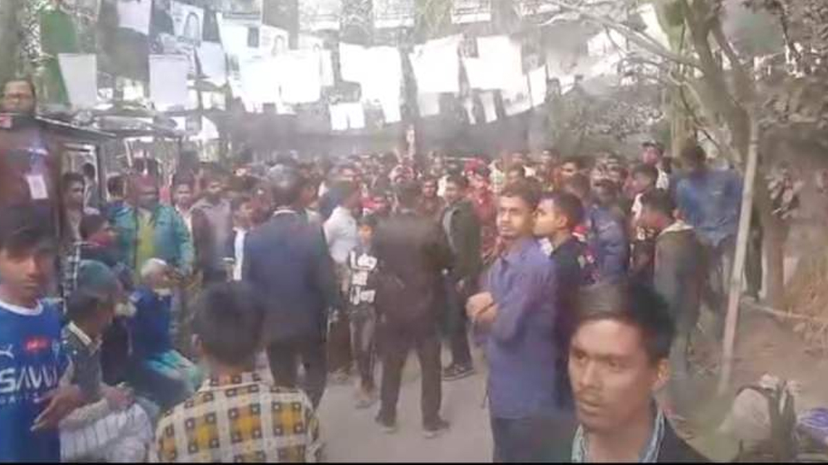 গাইবান্ধার সাদুল্লাপুরে দুইটি ভোট কেন্দ্রে হামলা-ককটেল বিস্ফোরণ