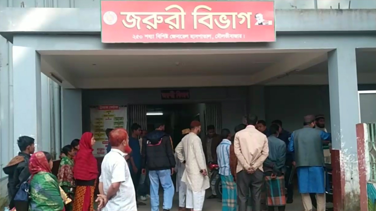 মৌলভীবাজারে বাস-সিএনজি’র সংঘর্ষে নিহত ২, আহত ৪