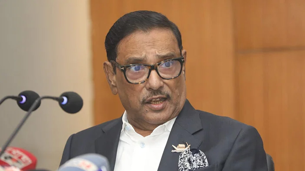 সাম্প্রদায়িক অপশক্তিকে সমূলে উৎপাটন করাই আজকের শপথ: ওবায়দুল কাদের