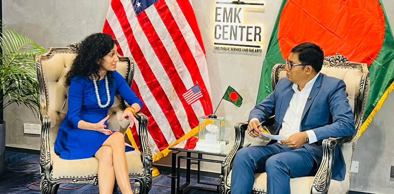 মুক্ত গণতান্ত্রিক দেশ হতে বাংলাদেশকে আরও কাজ করতে হবে: যমুনাকে আফরিন